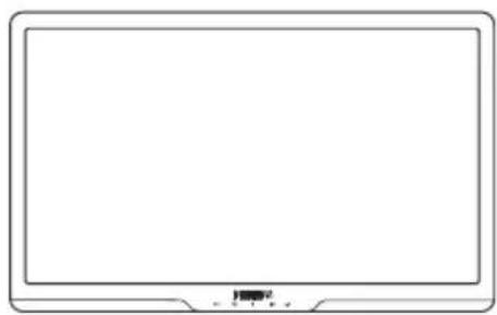 PHILIPS 244E2SB - Description Frontale du Produit - 1