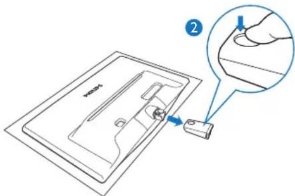 PHILIPS 236V3LAB - Remove the Base Stand - 3