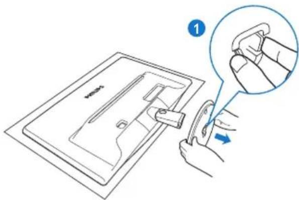 PHILIPS 236V3LAB - Remove the Base Stand - 2