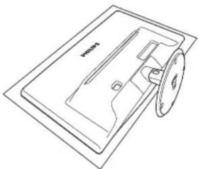PHILIPS 236V3LAB - Remove the Base Stand - 1
