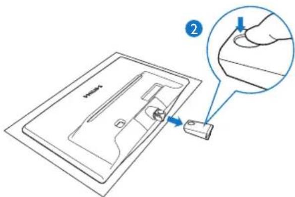PHILIPS 196V3LSB - ถอดชาตั้งฐาน - 3