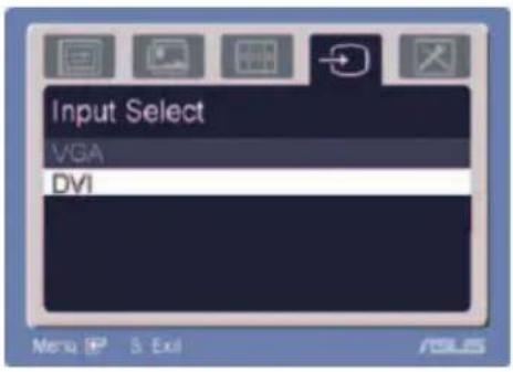 ASUS VE198S - Input Select - 1