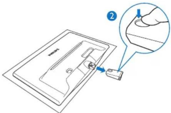 PHILIPS 236V3LSB - Remove the Base Stand - 3