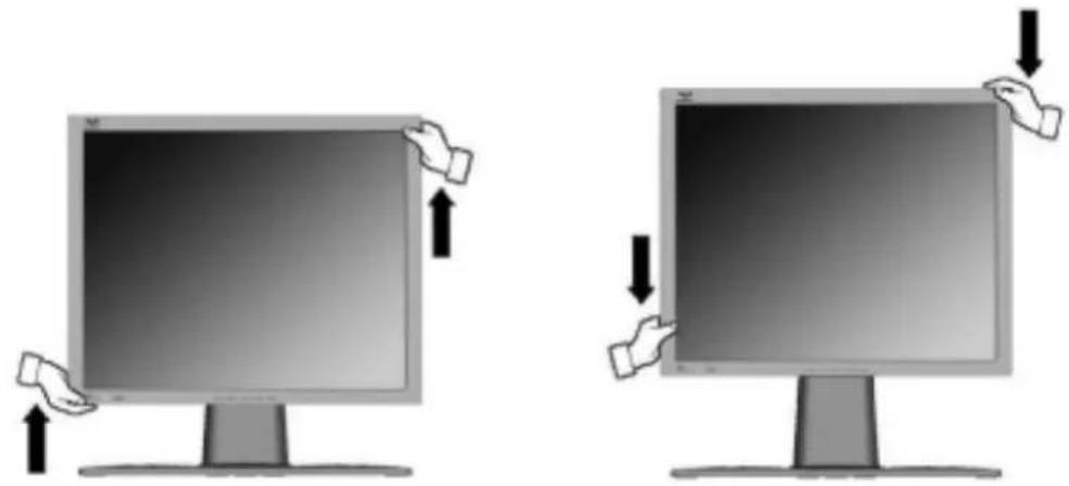 VIEWSONIC VG2228wm-LED - To Raise and Lower the display - 1
