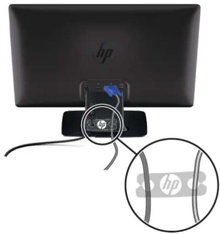 HP 2311gt - Installing the Cable Management Clip - 1
