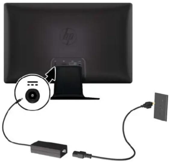 HP 2311gt - Connecting the Power Cord - 2