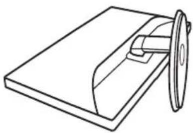 PHILIPS 273E3QHSB E-line - Het voetstuk bevestigen - 1