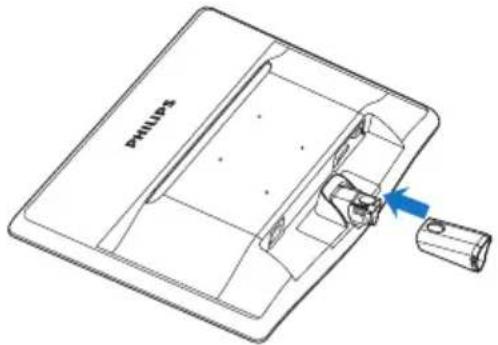 PHILIPS 236V3LAB6 V-line 23 - Het voetstuk installeren - 1