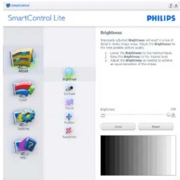 PHILIPS 274E5QHAB Ultra Narrow Bezel 27 - Menu Adjust (Aanpassen): - 1