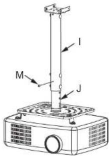 BENQ Universal Ceiling Mount - 2 - 3