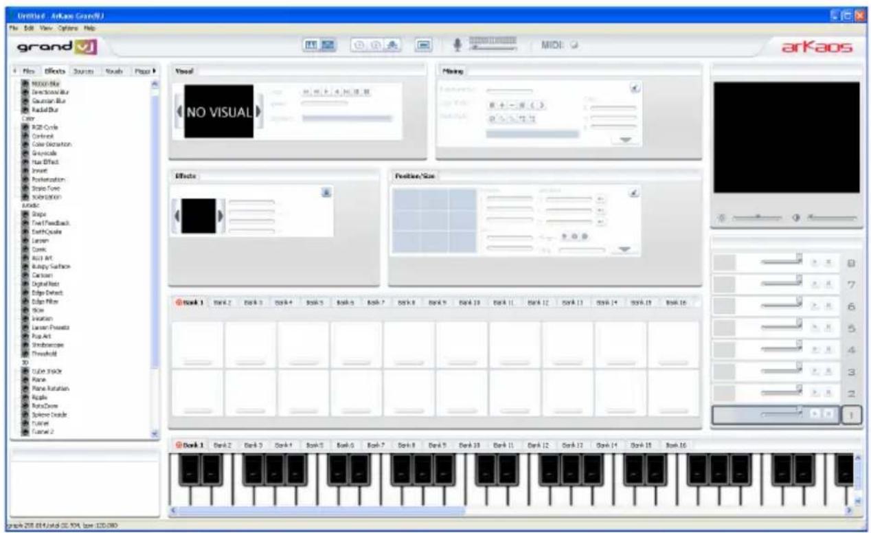 Arkaos Grand VJ - INTERFACE WALK-THROUGH - 1