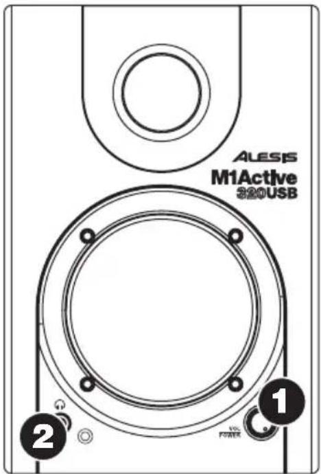 ALESIS Monitor One Active - PANORAMICA PANNELLO ANTERIORE - 1