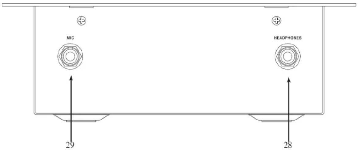 American Audio Q-D6 - CONNECTIONS ET FACE AVANT - 1