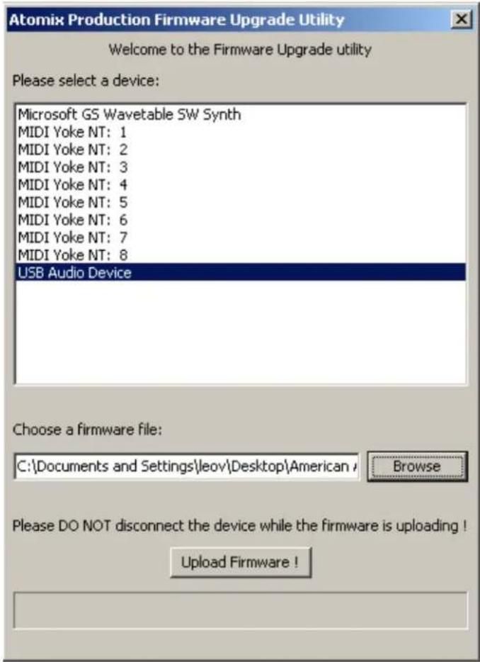 American Audio VMS2 - FIRMWARE UPDATE - 1