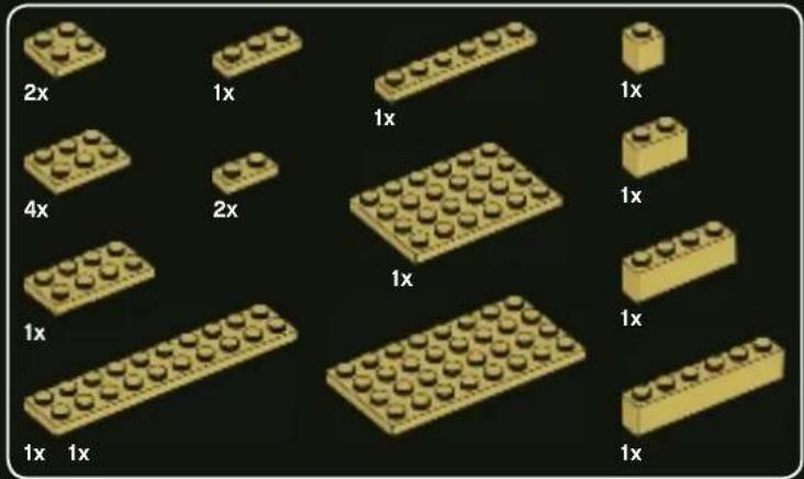 3D architectural model of a building with green and red blocks, labeled 'FallingWater' and page number 27 (no other text or symbols)