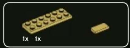 Two LEGO-shaped blocks, one with 1x stacked and one with a single base, displayed against a black background (no text or symbols on the blocks themselves)