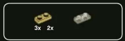 Two small electronic components labeled 3x and 2x on a black background (no additional text or symbols)