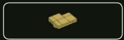 3D rendered yellow rectangular object with grid pattern, isolated on black background (no text or symbols)
