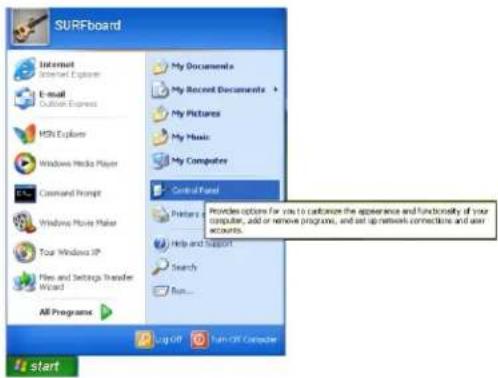 MOTOROLA SB4200 - Removing the USB Driver from Windows XP - 1