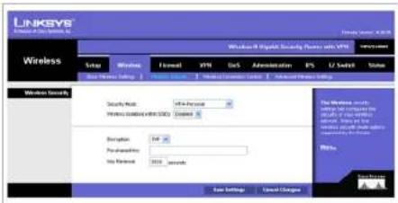 CISCO WRVS4400n - WPA-Personal (also known as WPA-PSK) - 2