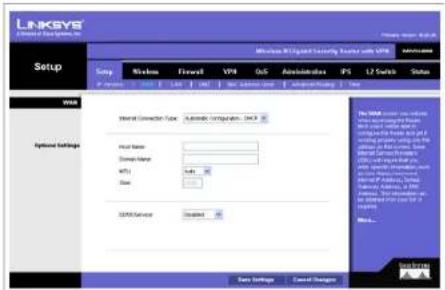 CISCO WRVS4400n - Automatic Configuration - DHCP - 1