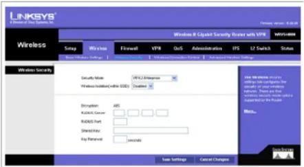 CISCO WRVS4400n - WPA2-Enterprise - 1