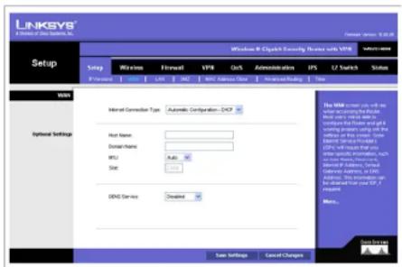 CISCO WRVS4400n - Optional Settings (Required by some ISPs) - 1