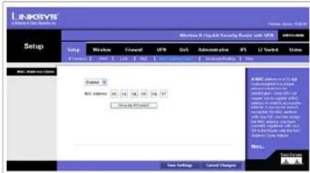 CISCO WRVS4400n - MAC Address Clone - 2