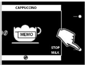 PHILIPS Saeco Xelsis Evo HD8954 - Adjusting the cappuccino length - 3