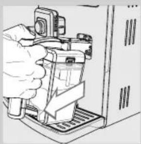 PHILIPS Saeco Xelsis Evo HD8954 - Removing the milk carafe - 3