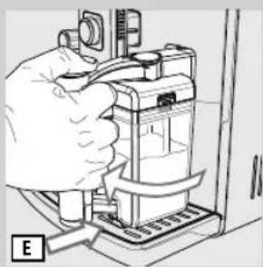 PHILIPS Saeco Xelsis Evo HD8954 - Removing the milk carafe - 2
