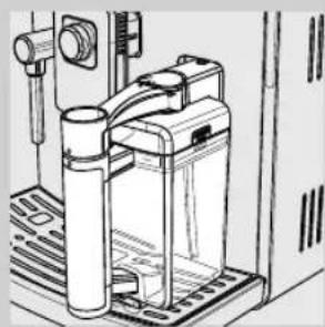 PHILIPS Saeco Xelsis Evo HD8954 - Daily cleaning of the milk carafe: AUTO CLEAN cycle (after each use) - 1