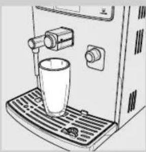 PHILIPS Saeco Xelsis Evo HD8954 - Adjusting the dispensing spout - 4
