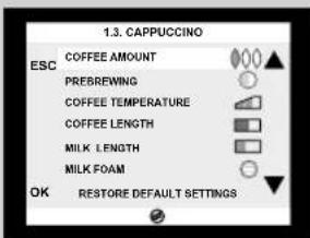 PHILIPS Saeco Xelsis Evo HD8954 - Adjusting the aroma (coff ee strength) - 1