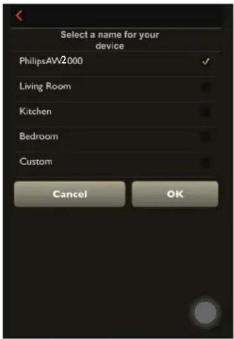 PHILIPS AW2000 - Option 1 : configuration de la connexion sans fil à un routeur autre que WPS par l'intermédiaire d'un appareil iOS - 8