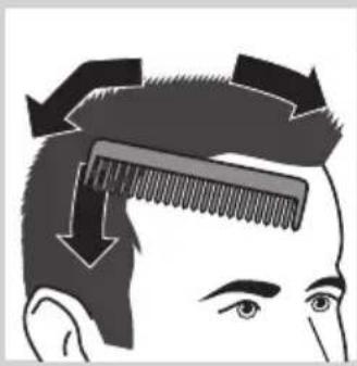 PHILIPS QC5570 - Preparazione del taglio dei capelli - 1
