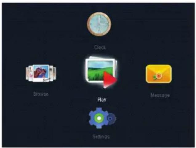 Clock Browse Play Message Settings