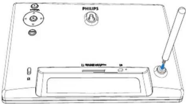 PHILIPS SPF1207 - Install the stand - 1