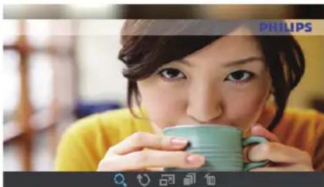 PHILIPS SPF1207 - Manage slideshow and photos - 1