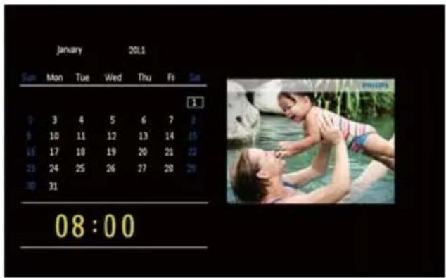 PHILIPS SPF4610 - Clock and calendar - 2