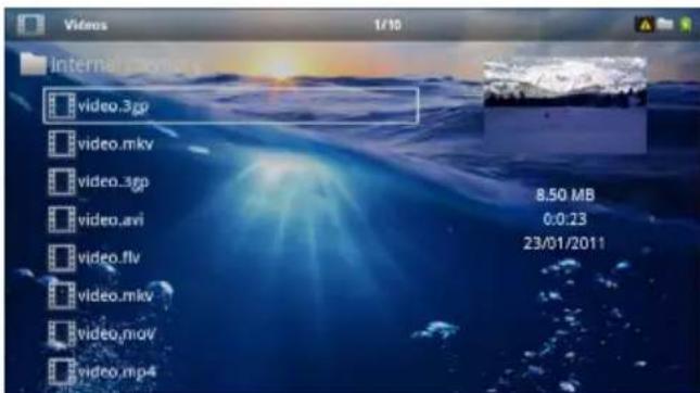 Videos 1/10 internal_mology video.3gp video.mkv video.3gp video.avi video.flv video.mkv video.mov video.mp4 8.50 MB 0.0:23 23/01/2011