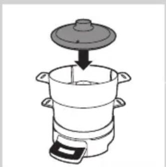 PHILIPS Jamie Oliver HomeCooker HR1040 - Steaming and boiling without stirrer - 3