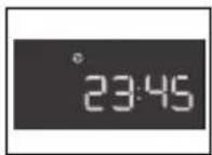 AEG MCD2664EM - Justering af tiden när uret er sat - 2