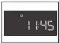 AEG MCD2664EM - Justering af tiden när uret er sat - 1