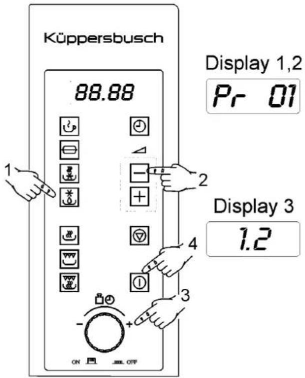 Küppersbusch EMWG8605 - Auftauen nach Gewicht (Automatisch) - 1