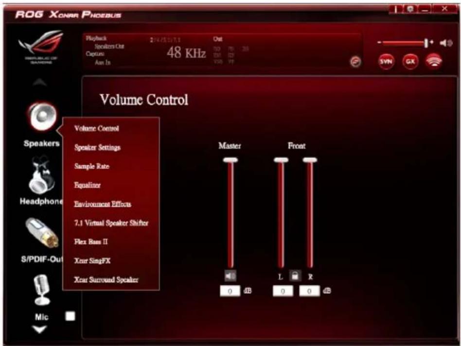 ASUS E7799 Xonar Phoebus - Speaker Function Introduction - 1