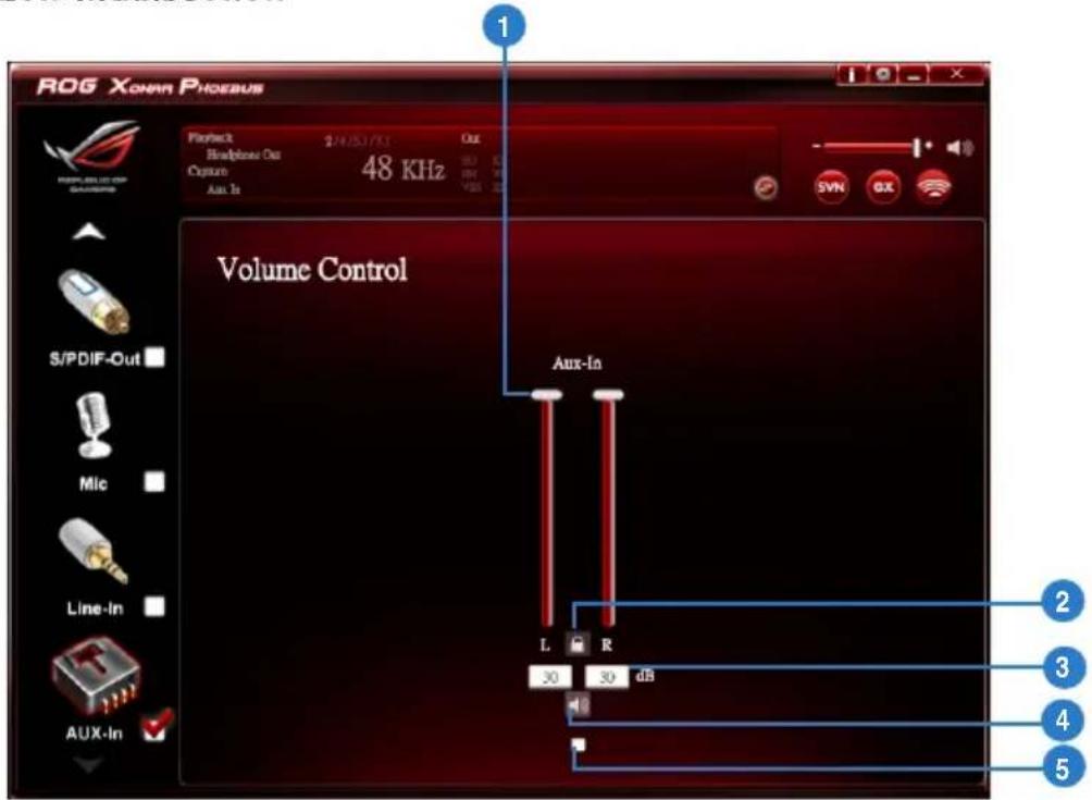 ASUS E7799 Xonar Phoebus - Volume Control - 1
