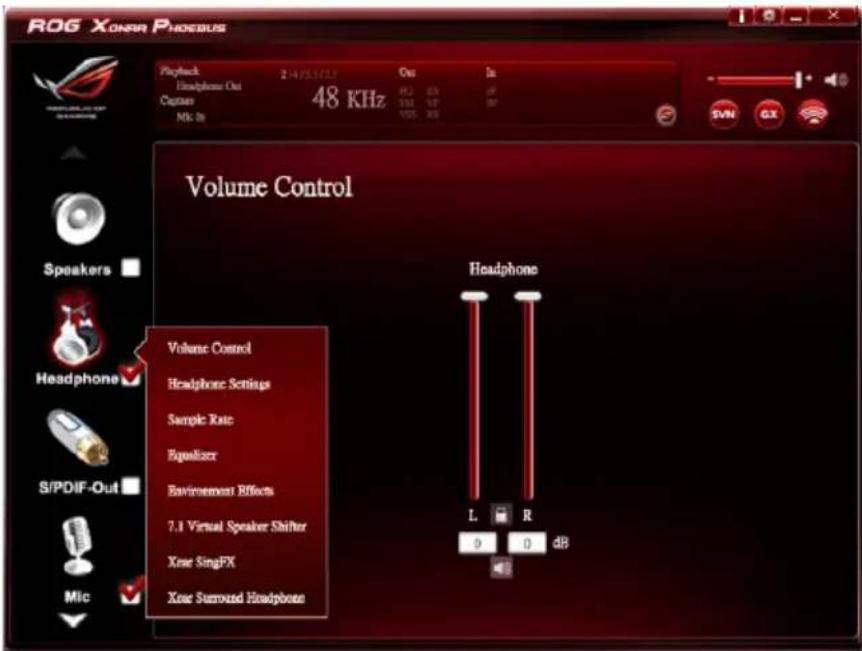 ASUS E7799 Xonar Phoebus - Headphone Function Introduction - 1