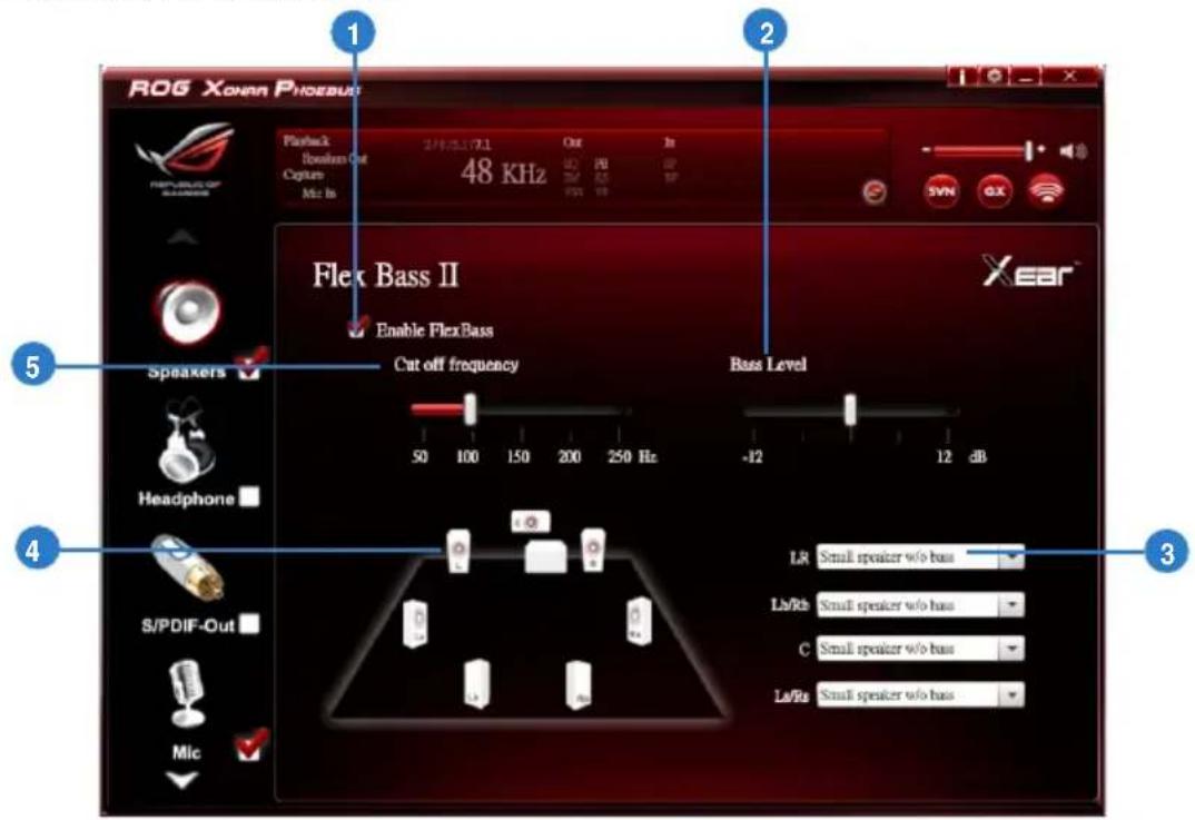 ASUS E7799 Xonar Phoebus - Flex Bass II - 1