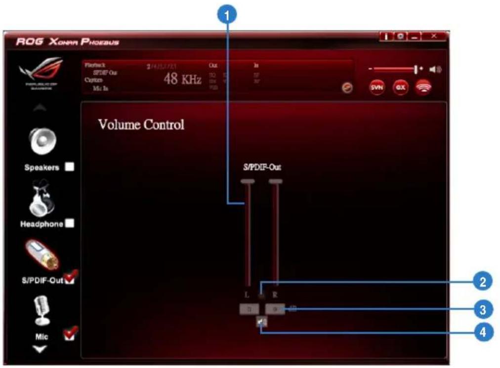 ASUS E7799 Xonar Phoebus - Volume Control - 1